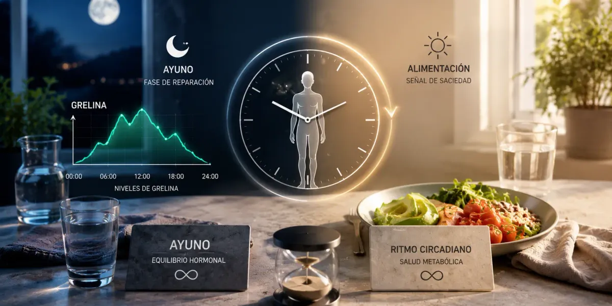 Grelina y Ayuno Intermitente: Cómo Influye el Ritmo Circadiano en el Hambre Hormonal